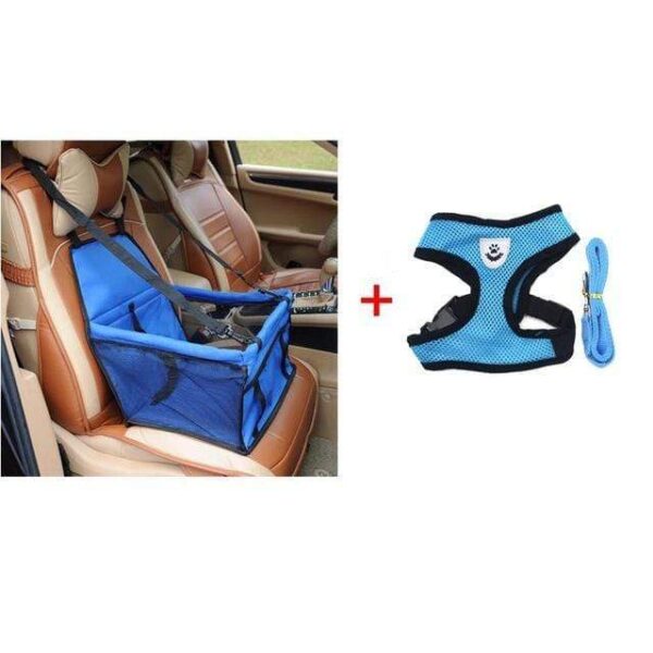 Frenchie World Shop Blue Bundle 1 / S Dog Safety Car Set