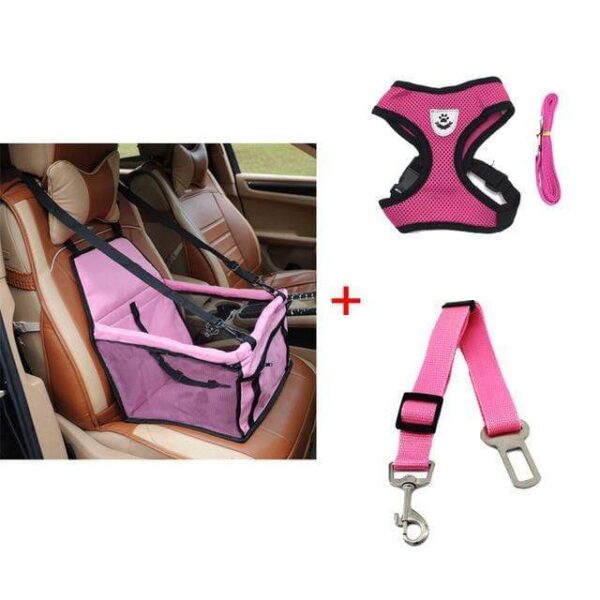 Frenchie World Shop Pink Bundle 2 / S Dog Safety Car Set