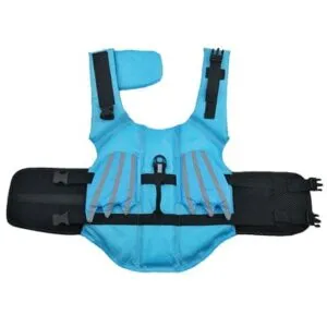 Frenchie World Shop Blue / XS Dog Vest Summer Pet Life Jacket Dog Safety Swimwear Pet Swim Suit Dog Life Jackets With Reflective Wing