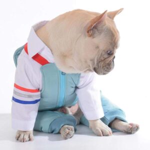 Frenchie World Shop Dog Winter Ski Overall