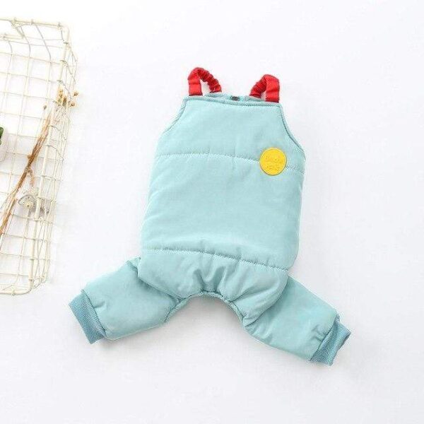 Frenchie World Shop Green-Bib pants only / 2XL Dog Winter Ski Overall