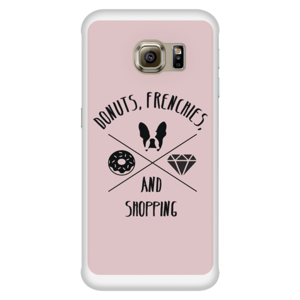 teelaunch Phone Cases Galaxy S6 Edge Donuts, Frenchies & Shopping phone cases