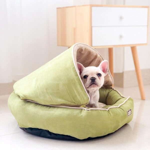 Frenchie World Shop Dual Suede French Bulldog Nest