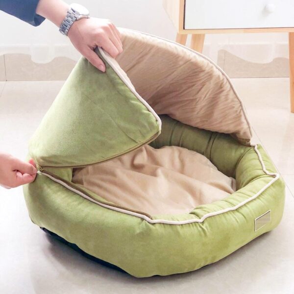 Frenchie World Shop Dual Suede French Bulldog Nest