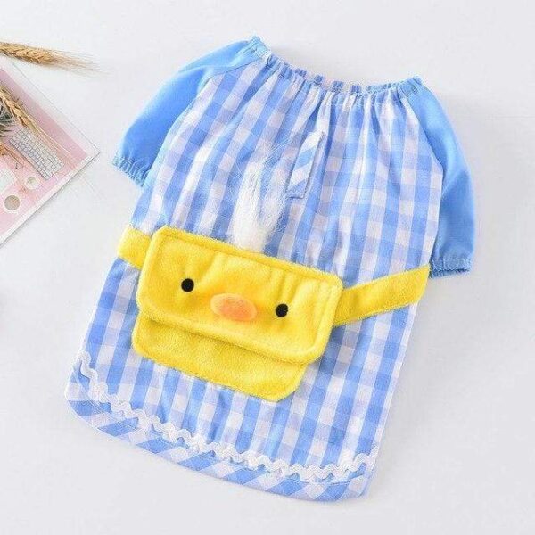 Frenchie World Shop Blue / L Ducky Dog Shirt