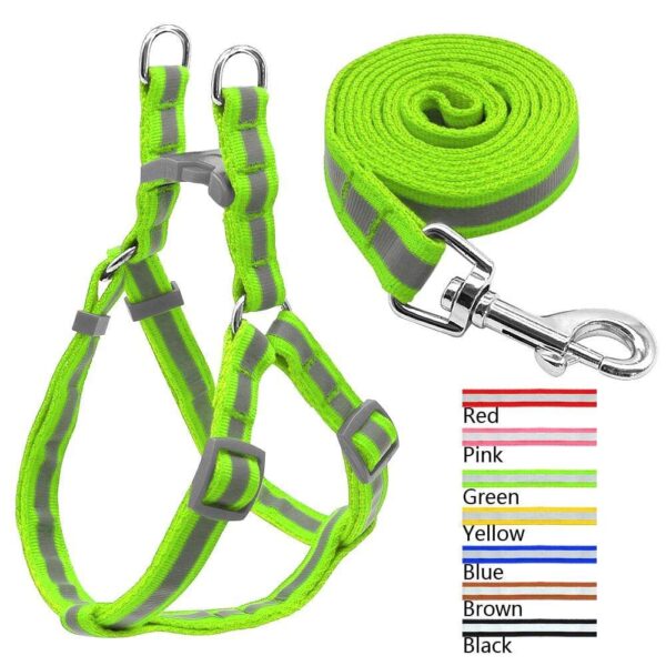 Frenchie World Shop Dog Accessories EASY WALK 7 Colors Nylon Reflective Dog Harness