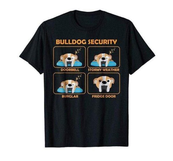 Frenchie World Shop 1 / S English Bulldog Security T-Shirt