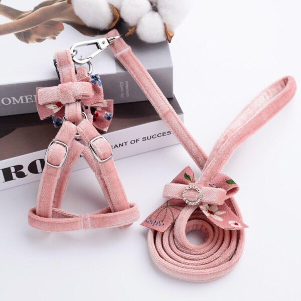 Frenchie World Shop Fashion Forest Harness And Leash Set