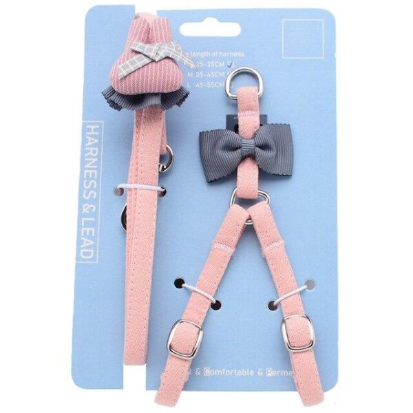 Frenchie World Shop B018 Harnesses Set 5 / L Fashion Forest Harness And Leash Set