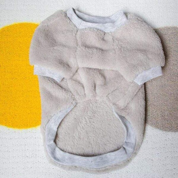 Frenchie World Shop Gray / L Faux Fur French Bulldog Sweatshirt