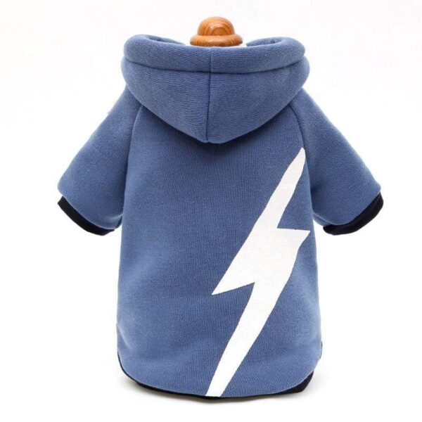 Frenchie World Shop Flash Lightning Dog Hoodie