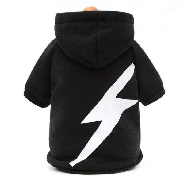 Frenchie World Shop Black / S Flash Lightning Dog Hoodie