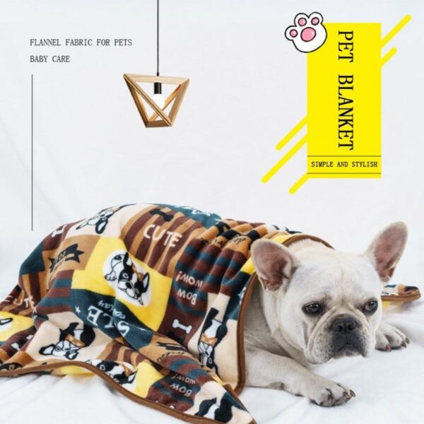 Frenchie World Shop Fleece French Bulldog Blankets