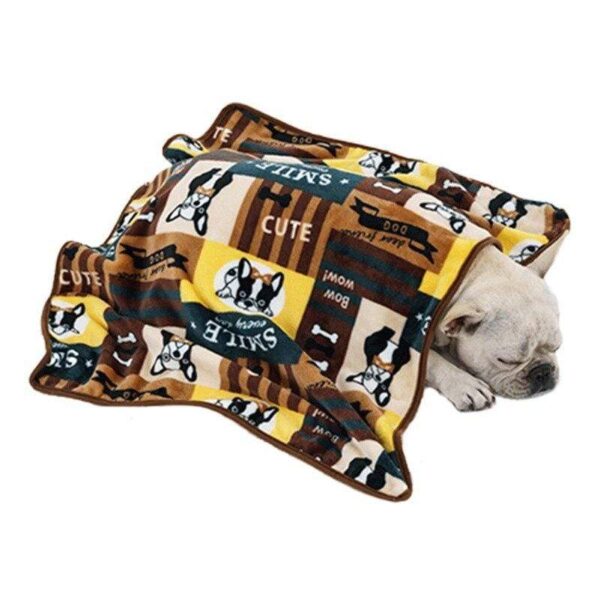 Frenchie World Shop Fleece French Bulldog Blankets