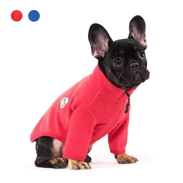 Frenchie World Shop Fleece Zip Sweater