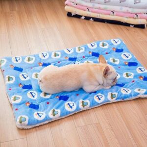 Frenchie World Shop Fluffy Dog Sleeping Pad Blanket