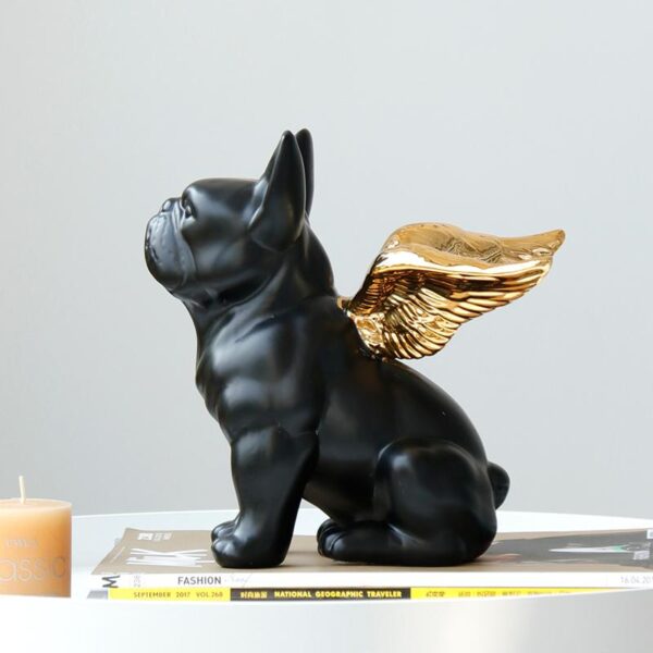 Frenchie World Shop French Bulldog Angel Handmade Statue