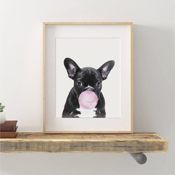 Frenchie World Shop French Bulldog Art Canvas Print