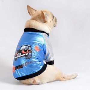 Frenchie World Shop Blue / FB French Bulldog Baseball Jacket