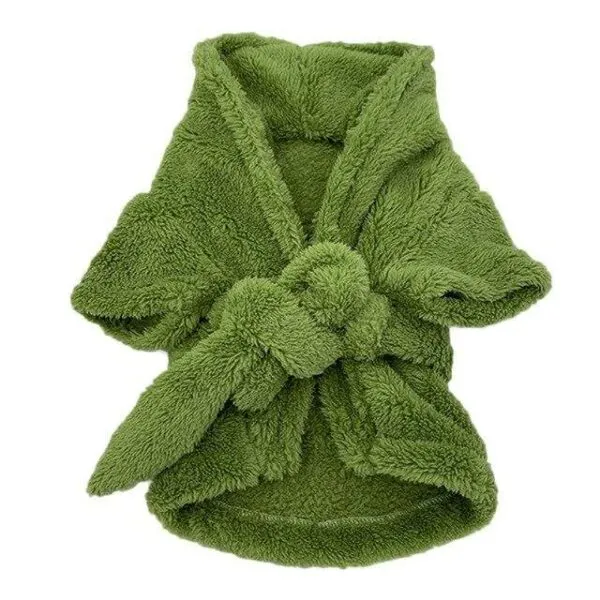 Frenchie World Shop green / M French Bulldog Bathrobe