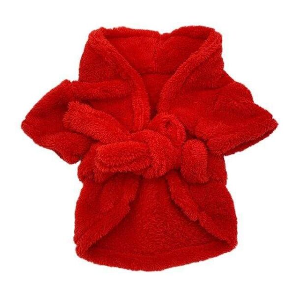 Frenchie World Shop Red / XXL French Bulldog Bathrobe