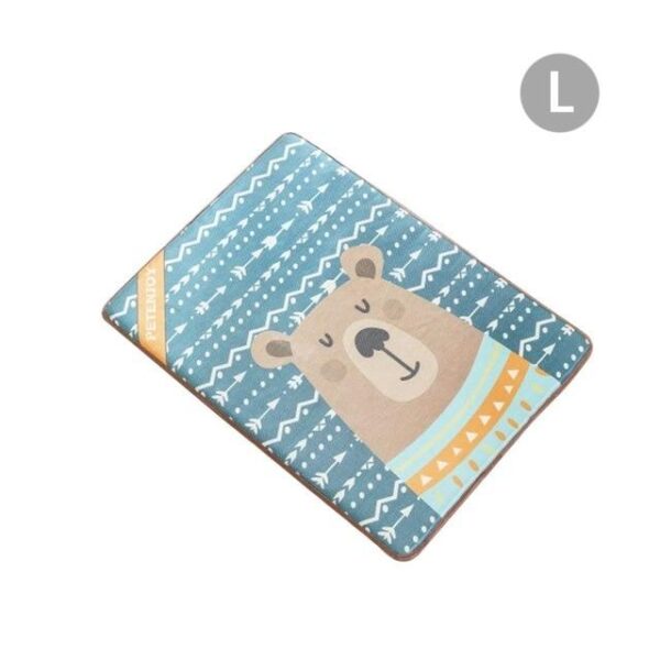 Frenchie World Shop Blue / S French Bulldog Bear Summer Cooling Mat