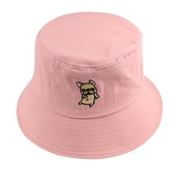 Frenchie World Shop Pink French Bulldog Bucket Hat