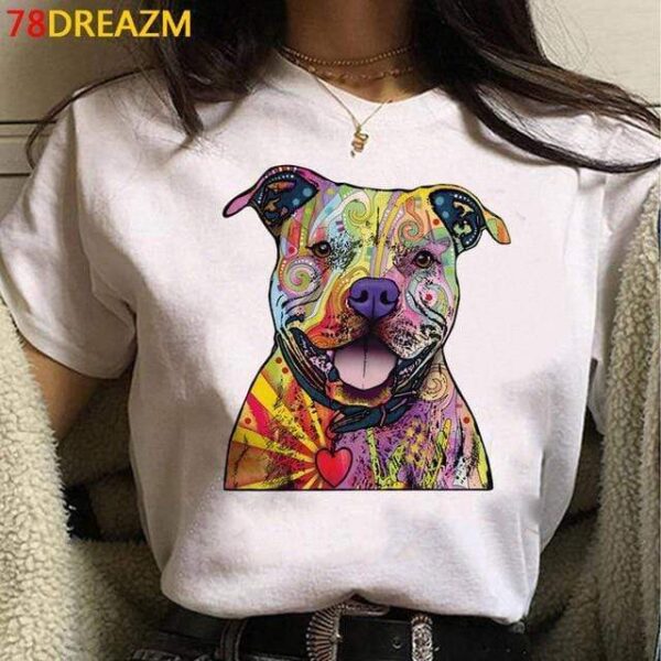 Frenchie World Shop French Bulldog Bull Terrier top tees female print japanese kawaii grunge white t shirt top tees t shirt streetwear