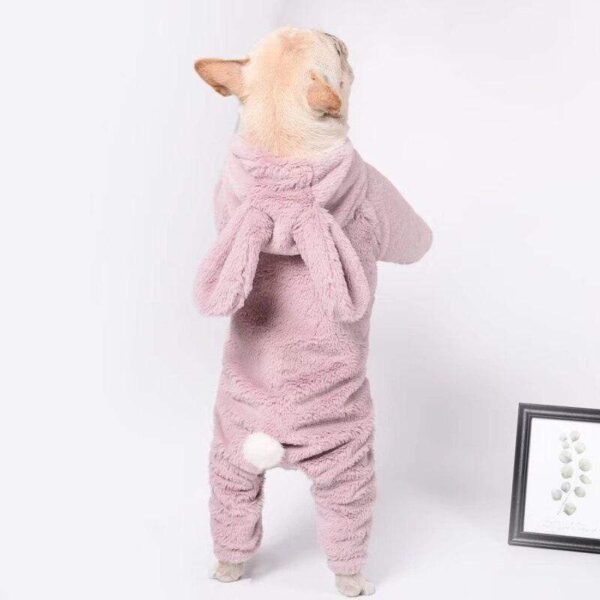 Frenchie World Shop French Bulldog Bunny Jumpsuit Hoodie