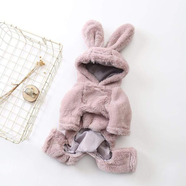 Frenchie World Shop French Bulldog Bunny Jumpsuit Hoodie