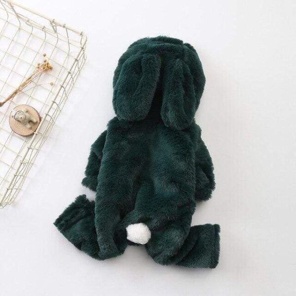 Frenchie World Shop Green / FB French Bulldog Bunny Jumpsuit Hoodie