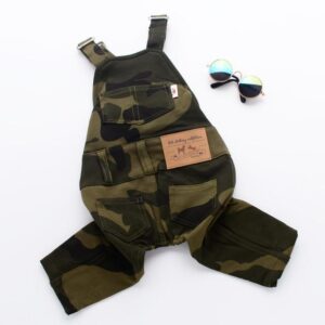 Frenchie World Shop Camouflage / XL French Bulldog Camouflage Jumpsuit