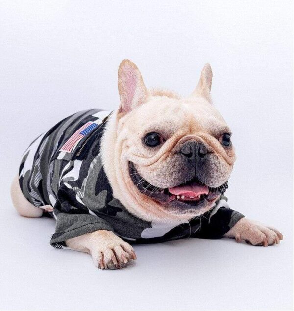 Frenchie World Shop French Bulldog Camouflage Vest