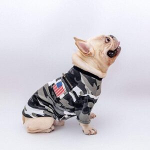 Frenchie World Shop As show / XL French Bulldog Camouflage Vest