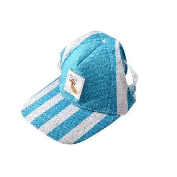 Frenchie World Shop blue striped / S French Bulldog Canvas Cap