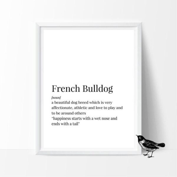 Frenchie World Shop French Bulldog Canvas Definition