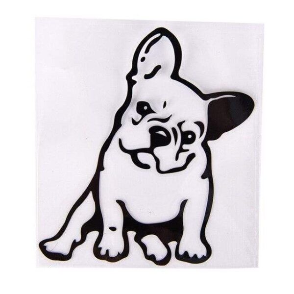 Frenchie World Shop Wall Decor black French Bulldog Car/Wall Sticker