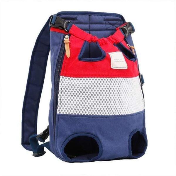 Frenchie World Shop Red Blue French Bulldog Carrier