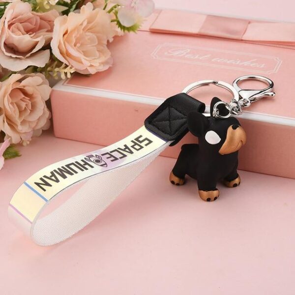 Frenchie World Shop 3 French Bulldog Cartoon Keychains
