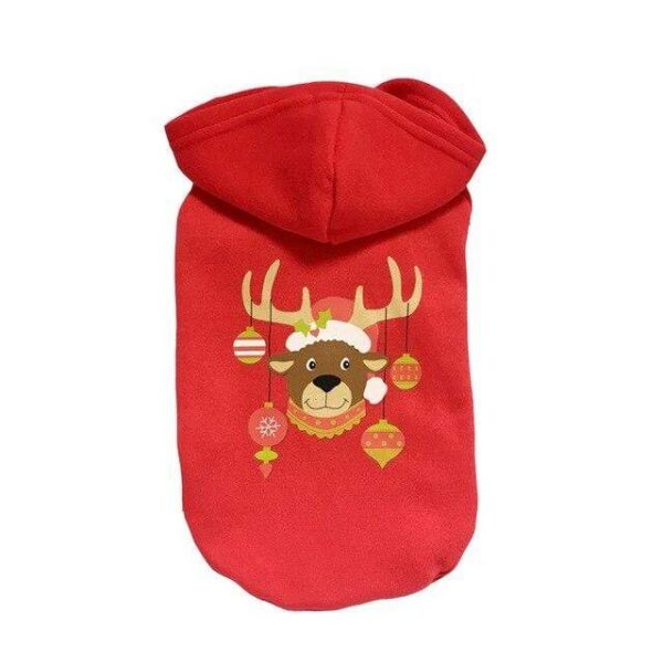 Frenchie World Shop red B / L French Bulldog Christmas Hoodies