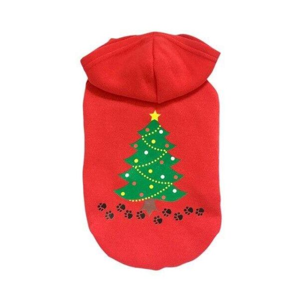 Frenchie World Shop red D / L French Bulldog Christmas Hoodies