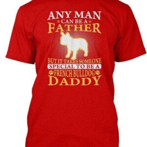 Frenchie World Shop Red / S French Bulldog Daddy T-shirt