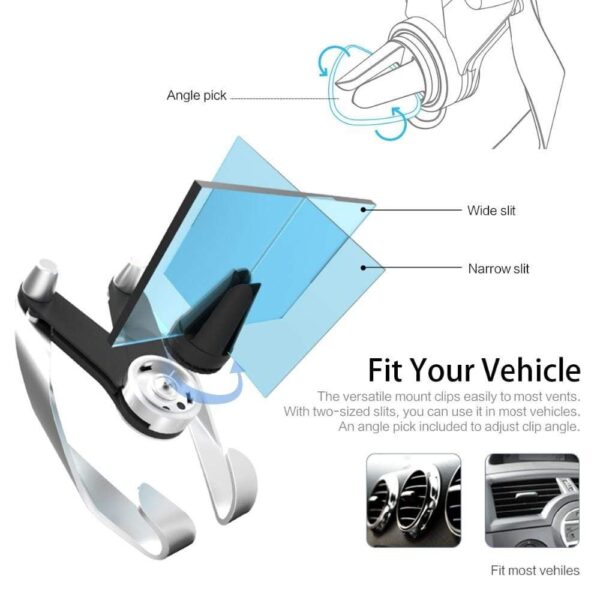 Frenchie World Shop French Bulldog Diamond Crystal Mobile Car Phone Holder