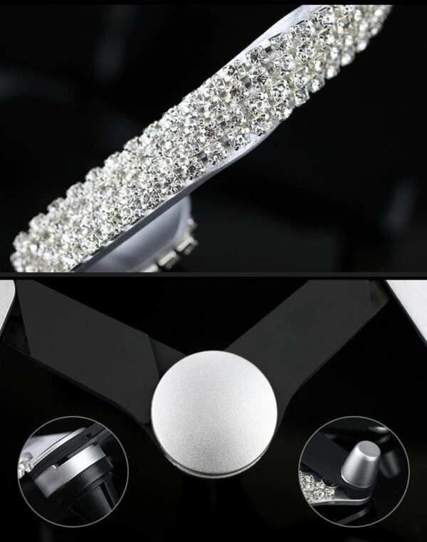Frenchie World Shop French Bulldog Diamond Crystal Mobile Car Phone Holder
