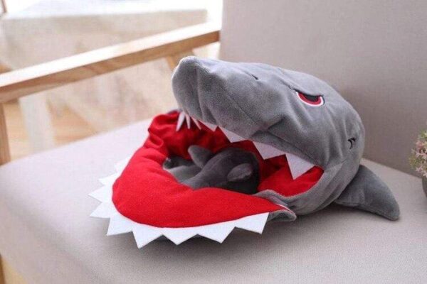 Frenchie World Shop French Bulldog Dinosaur/Shark Headgear Costume