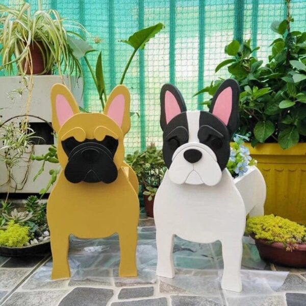 Frenchie World Shop 0 French Bulldog Flower Pot