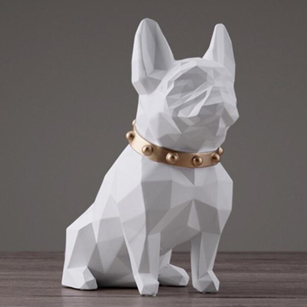 Frenchie World Shop French Bulldog Geometric Art Sculpture