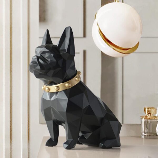 Frenchie World Shop French Bulldog Geometric Art Sculpture