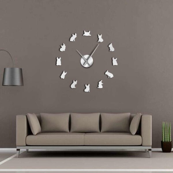 Frenchie World Shop French Bulldog Giant Wall Clock