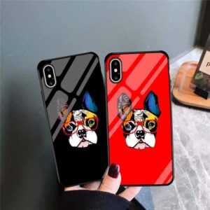 Frenchie World Shop French Bulldog Glossy iPhone Case